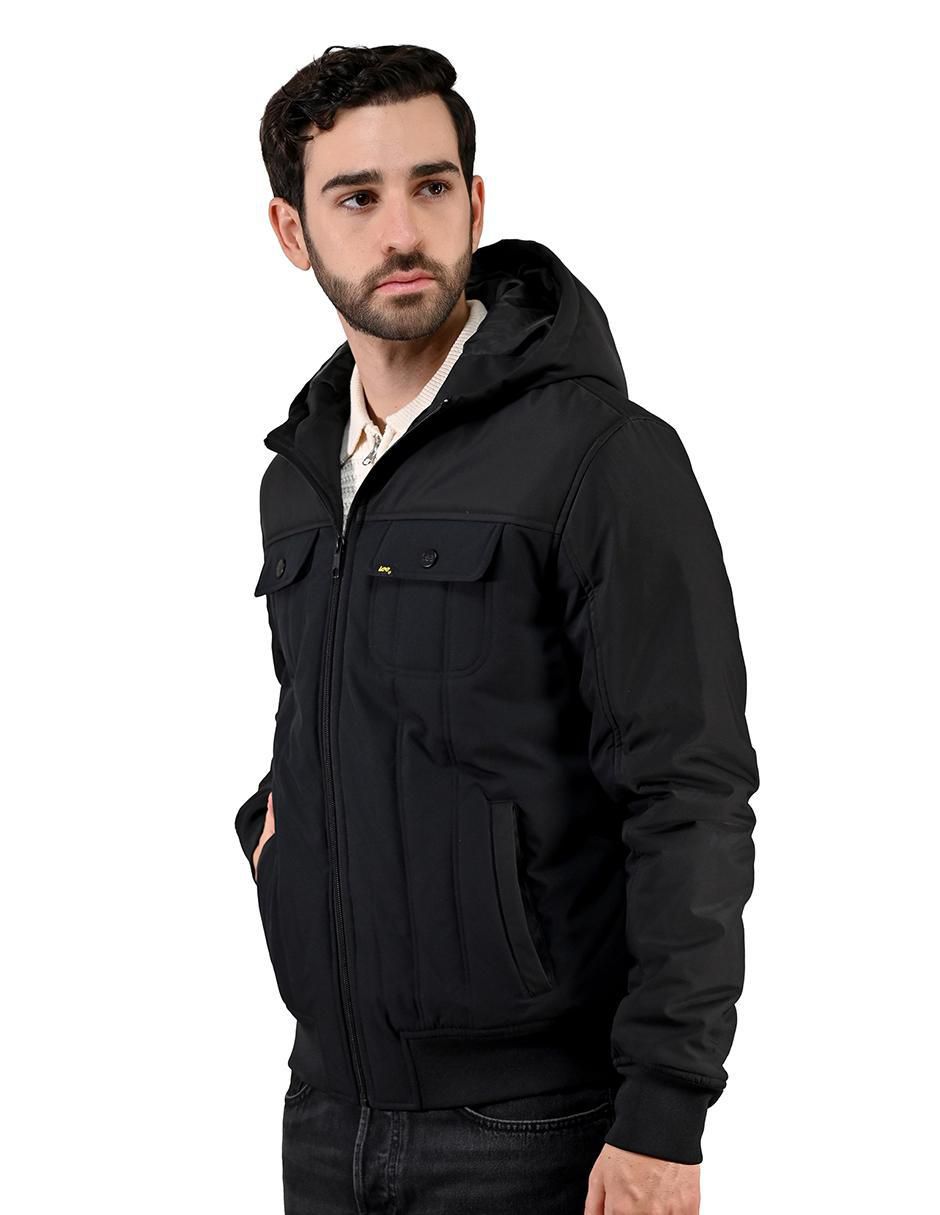 Chamarra casual con bolsillos para hombre