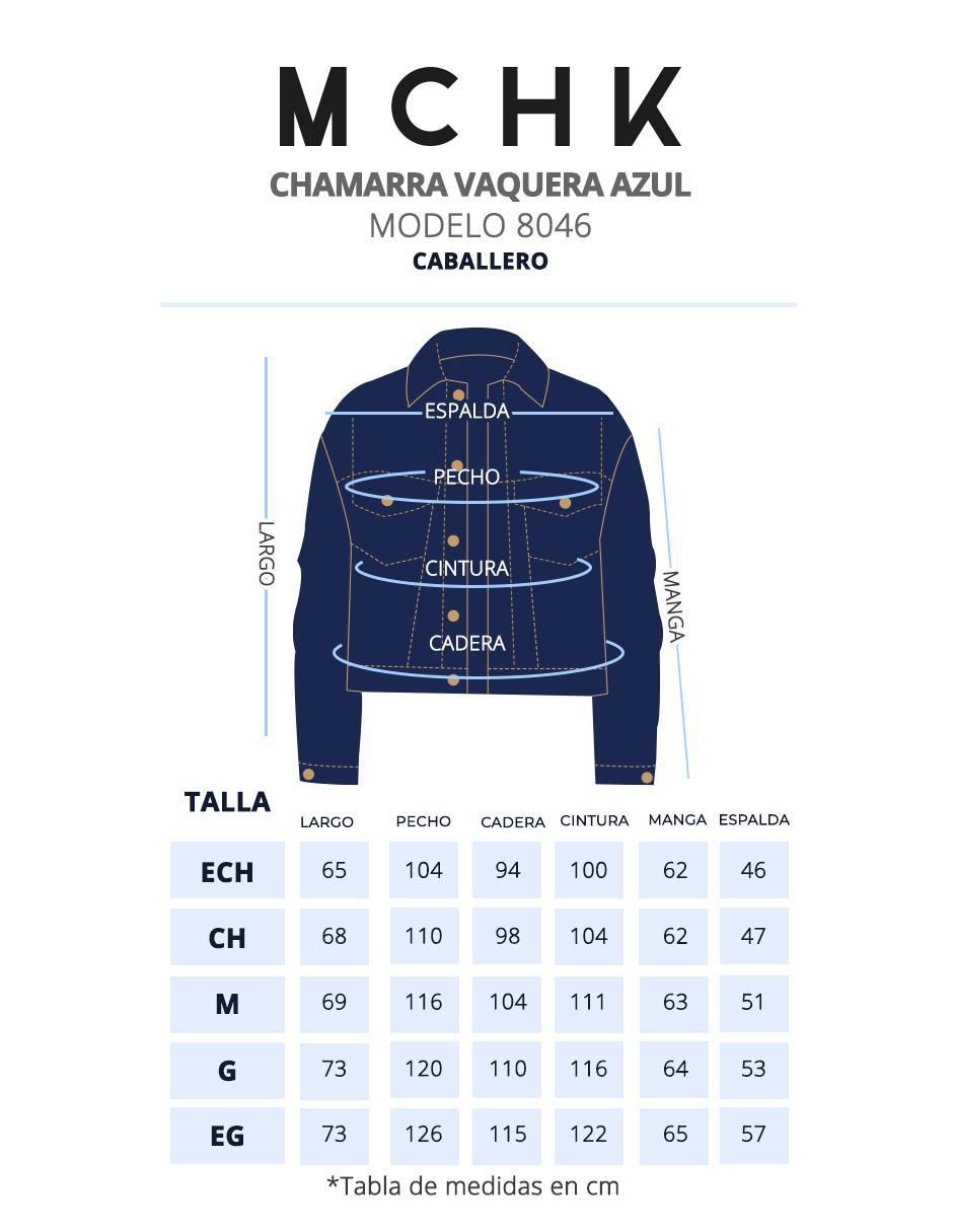 Chamarra cazadora de mezclilla con bolsillos para hombre 5