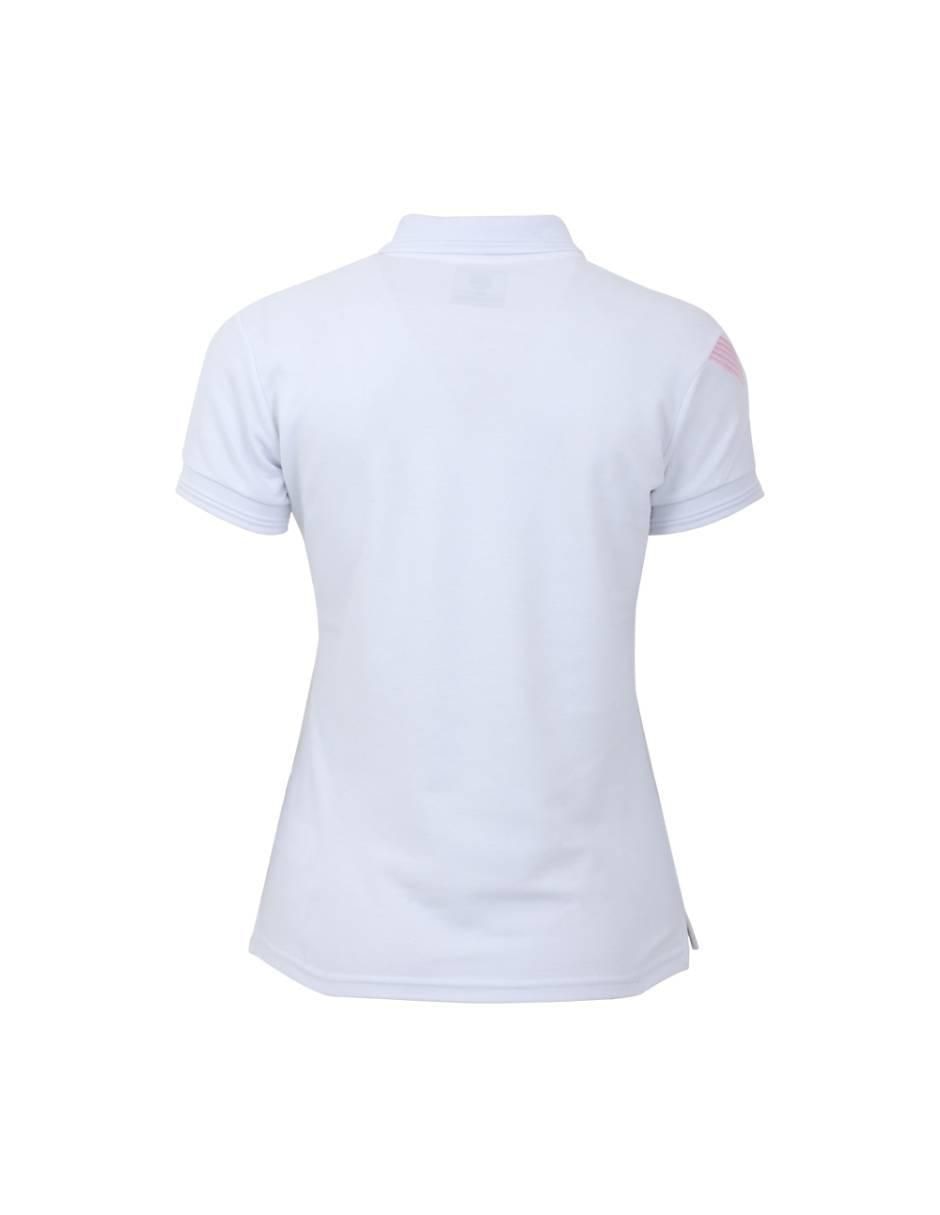 Playera manga corta Pead cuello polo mujer 2