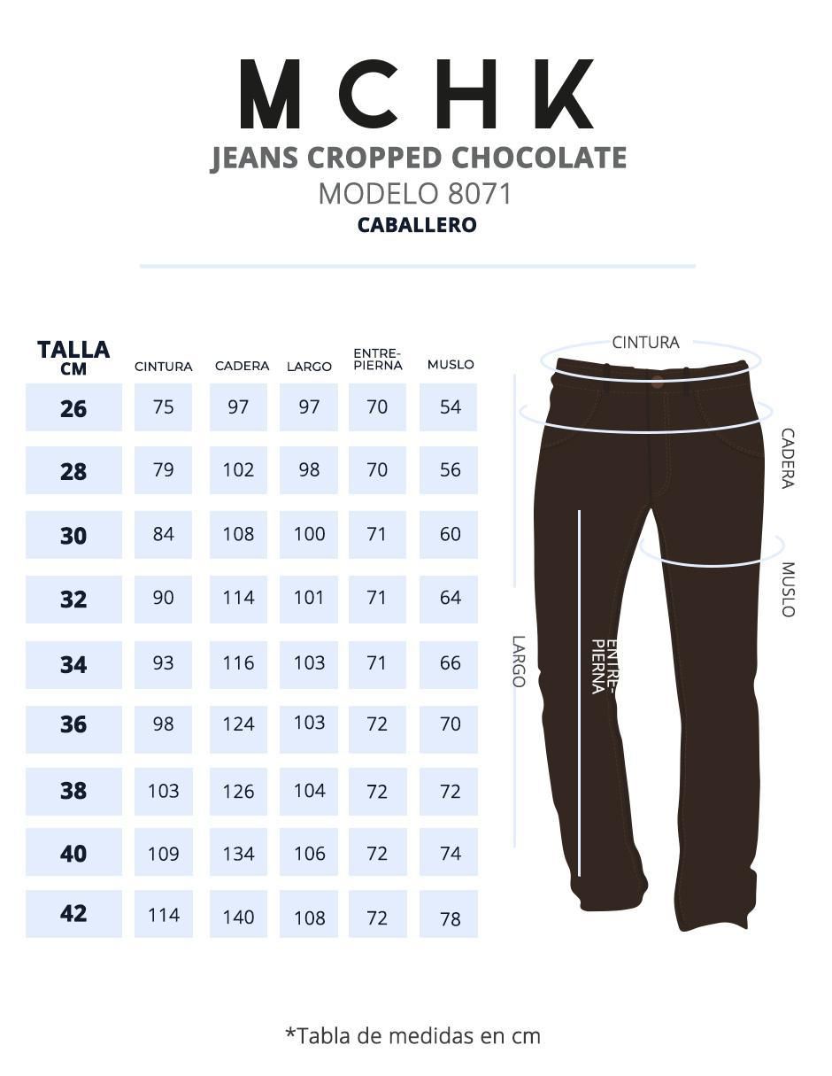 Jeans slim Mchk lavado obscuro para hombre