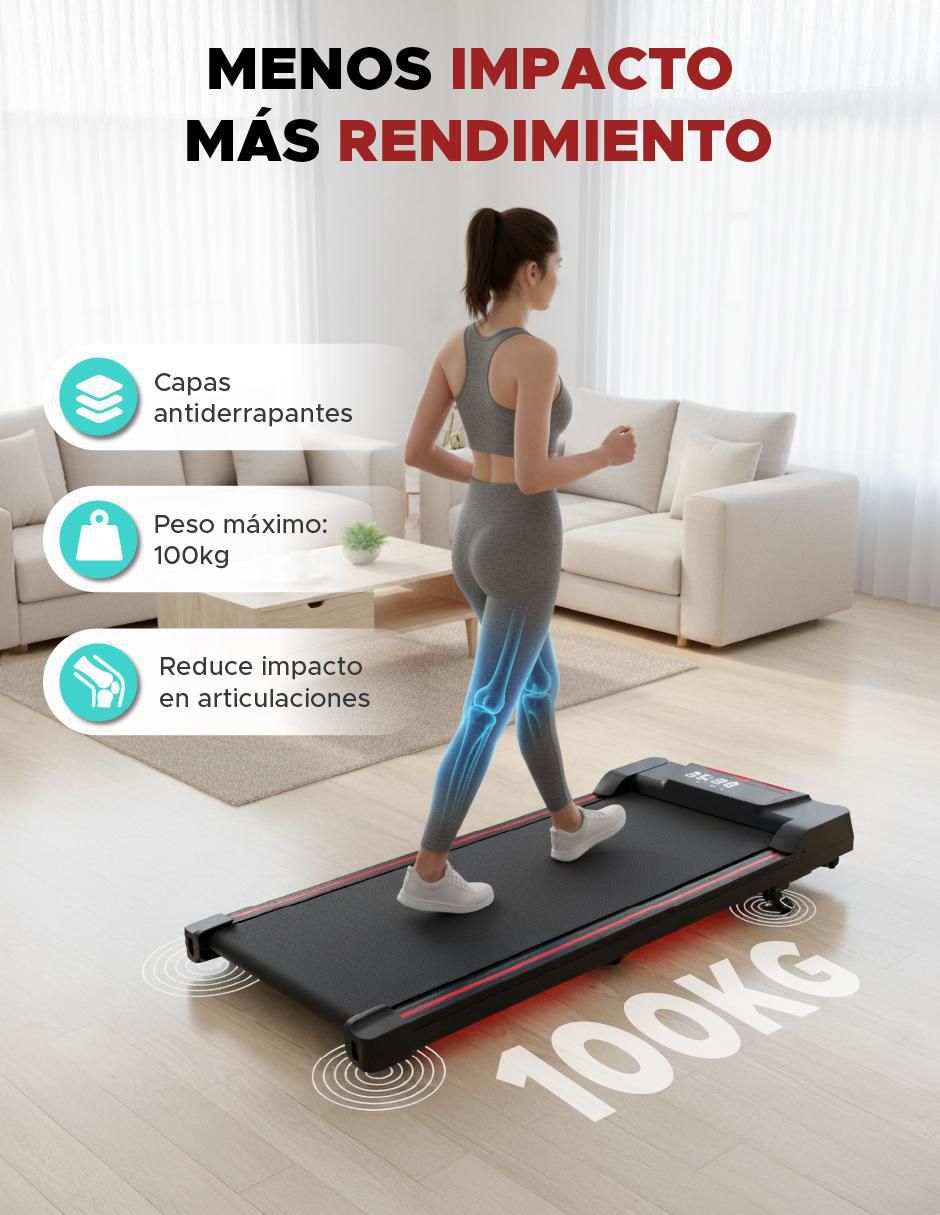 Caminadora semiprofesional x-rush banda caminadora 6 km