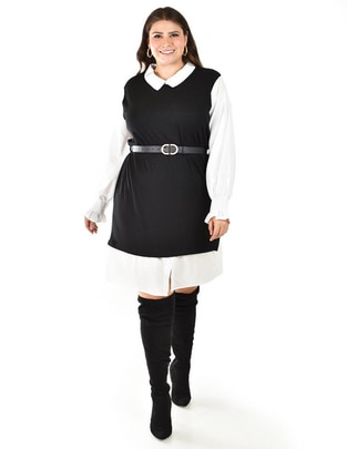Vestido a la rodilla casual para mujer