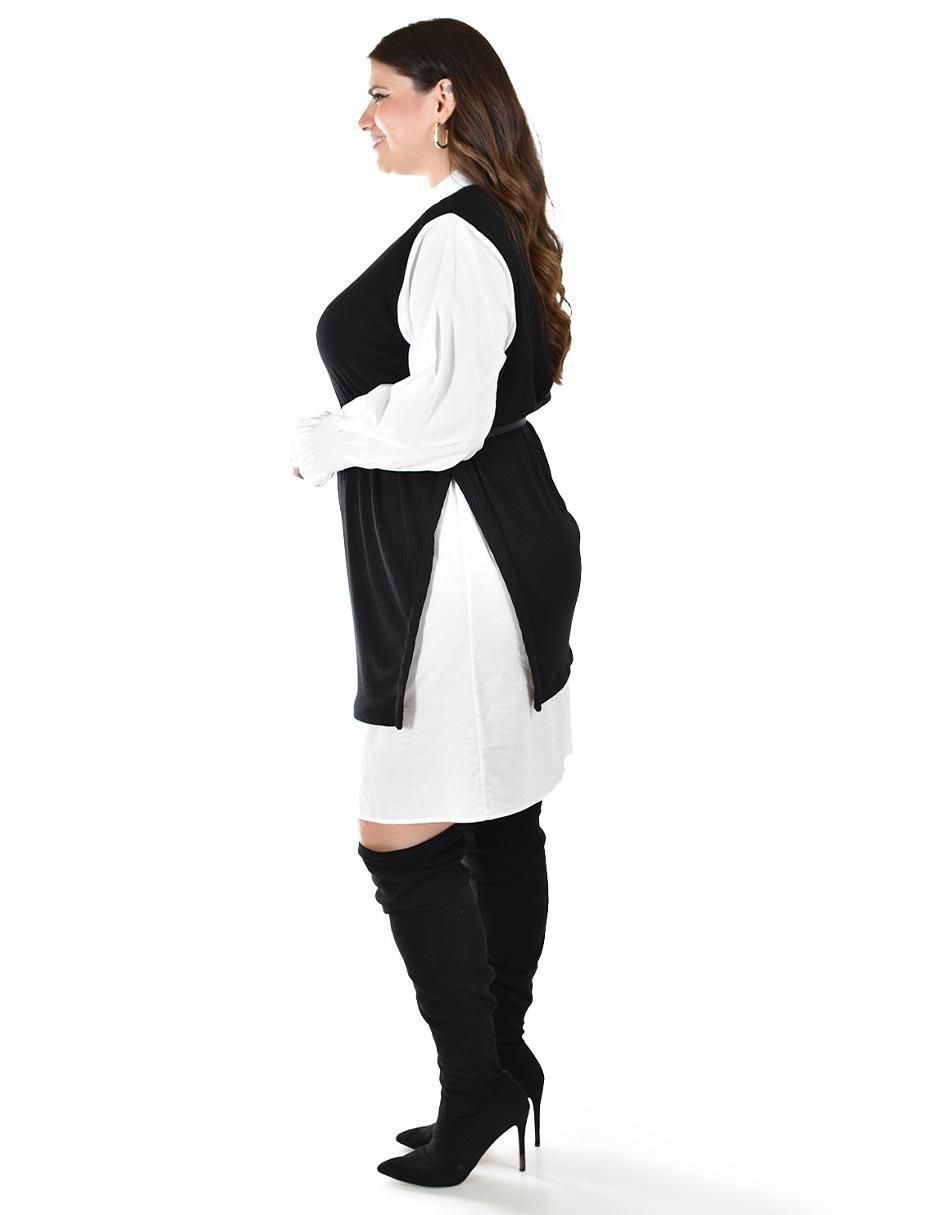 Vestido a la rodilla casual para mujer