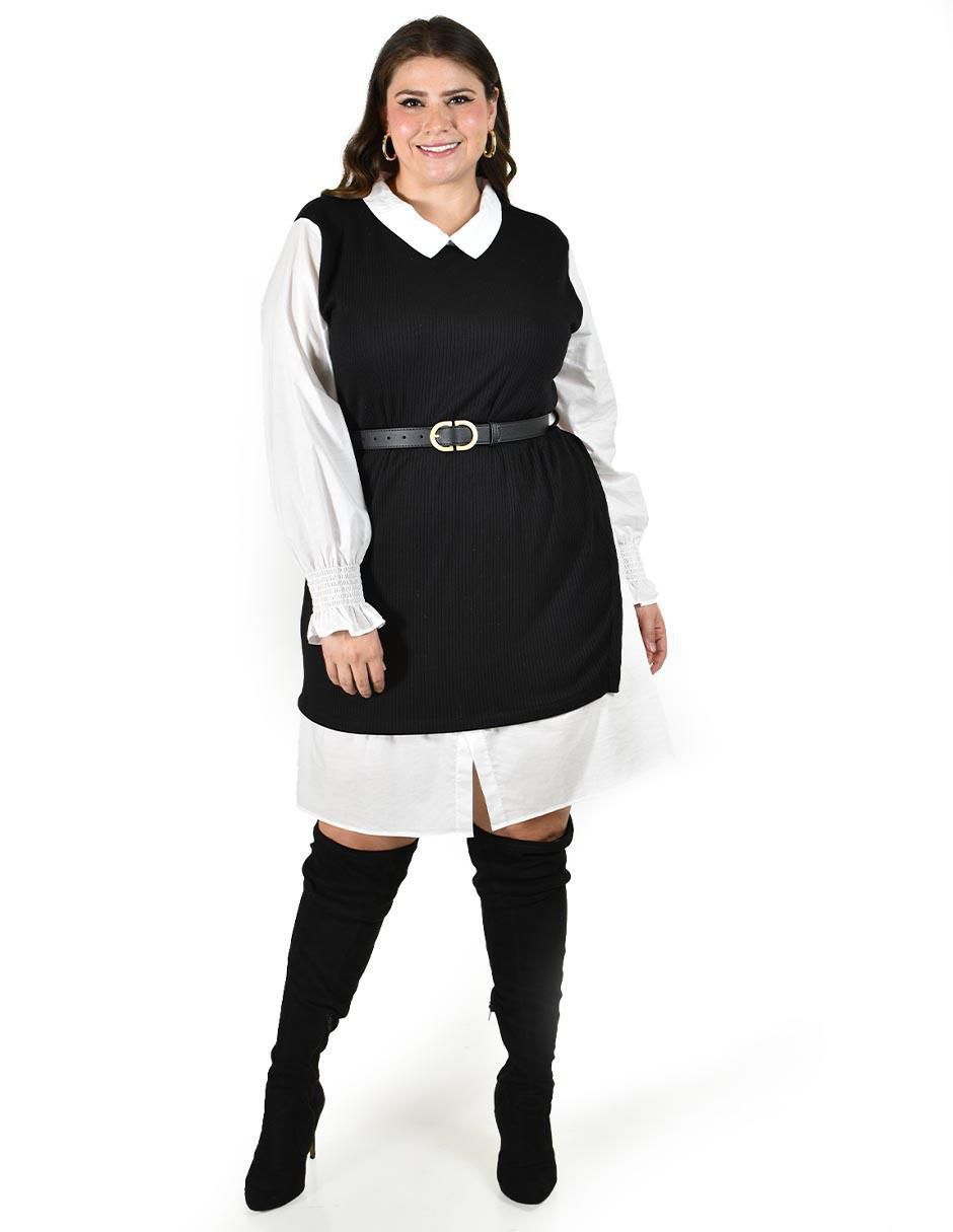 Vestido a la rodilla casual para mujer 7