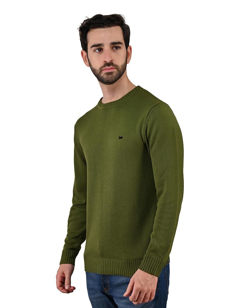 Suéter cuello redondo para hombre
