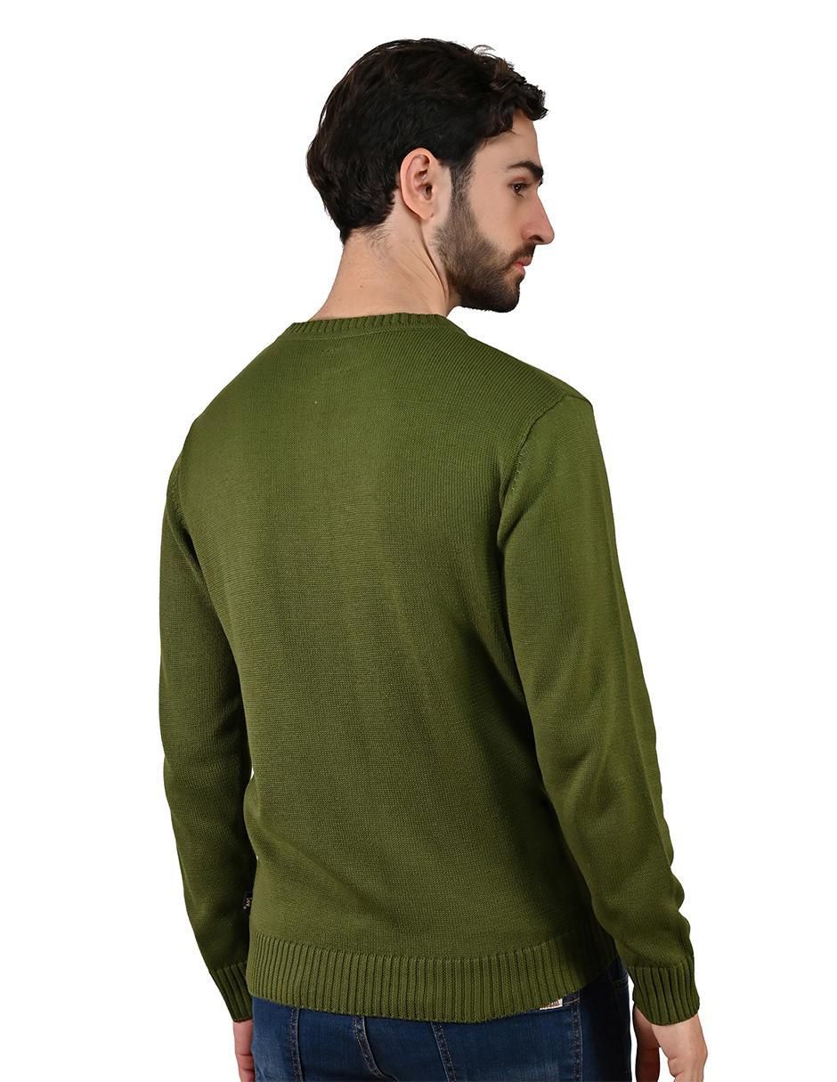 Suéter cuello redondo para hombre