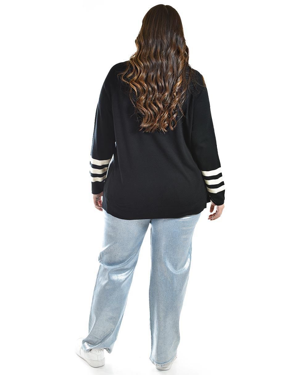 Suéter Roman Fashion cuello alto para mujer