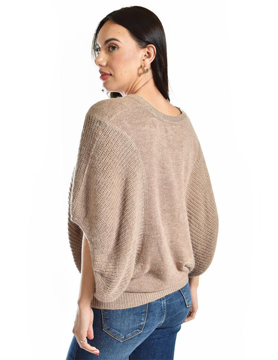 Suéter cuello V para mujer 3