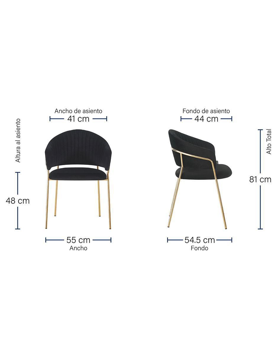 Silla Bilbao de velvet