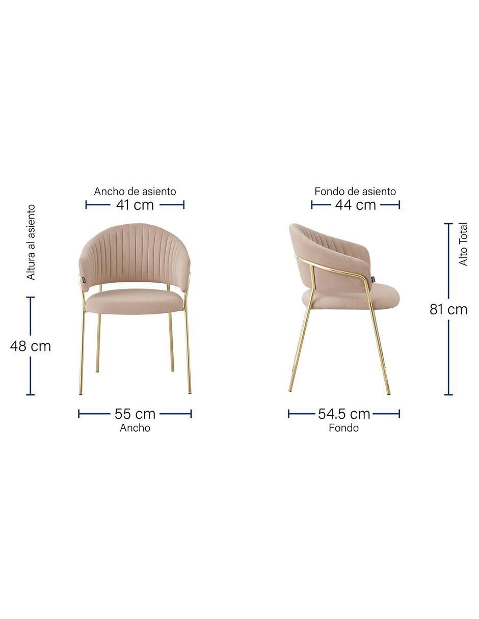 Silla Bilbao de velvet