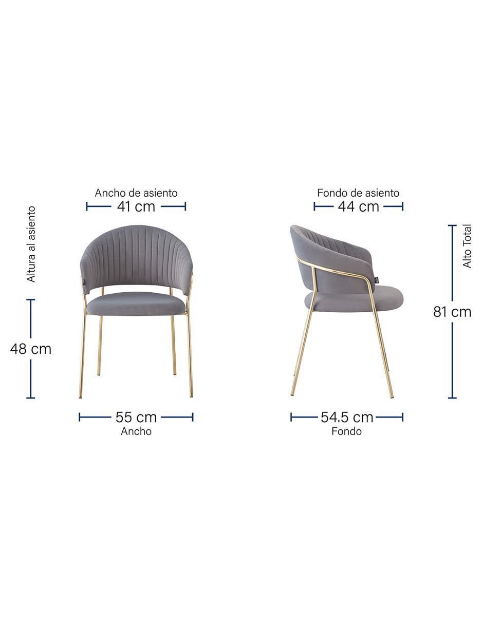 Silla Bilbao de velvet
