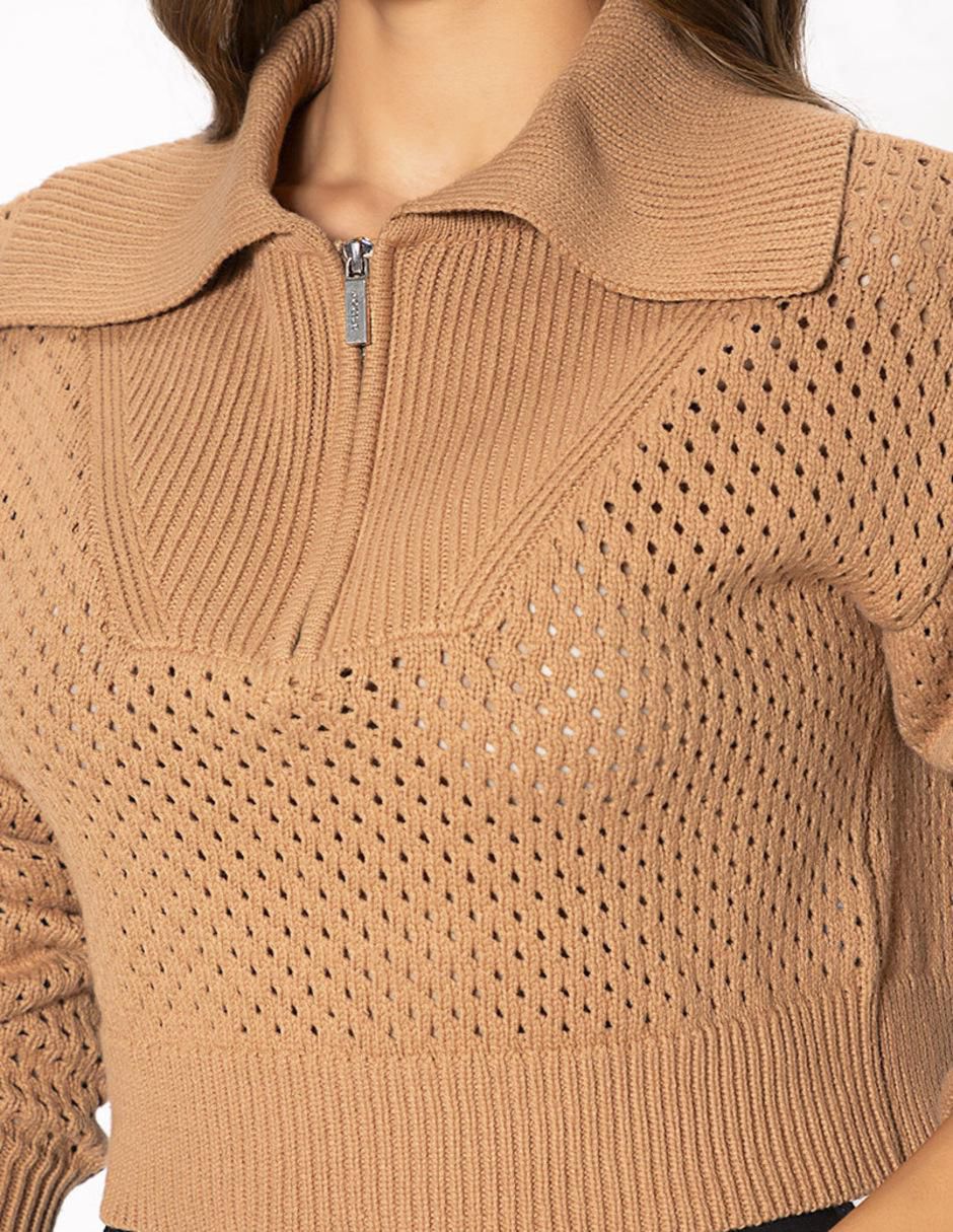Suéter cuello alto para mujer