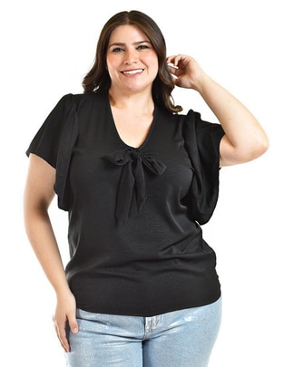 Blusa manga corta para mujer 1
