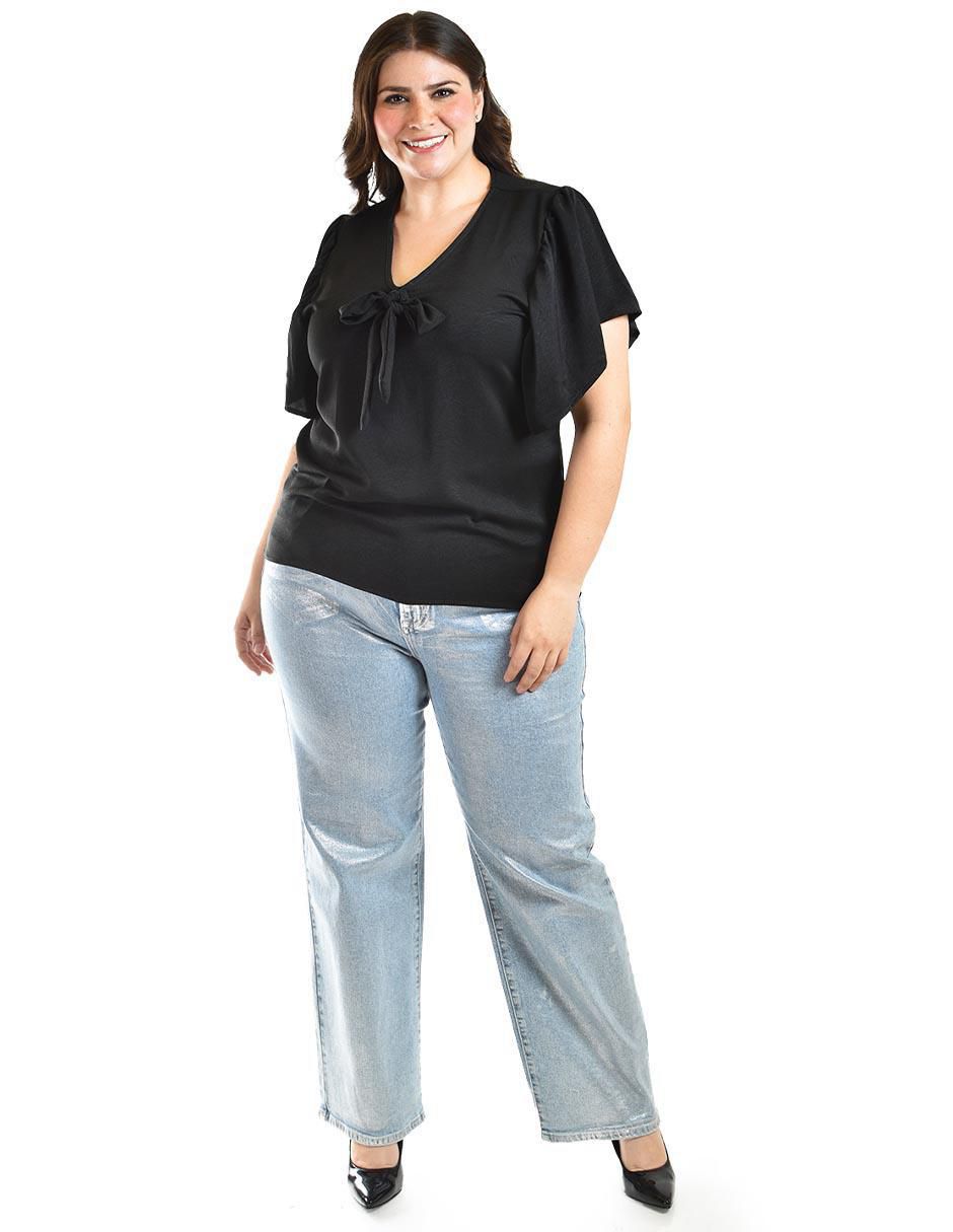 Blusa manga corta para mujer 6