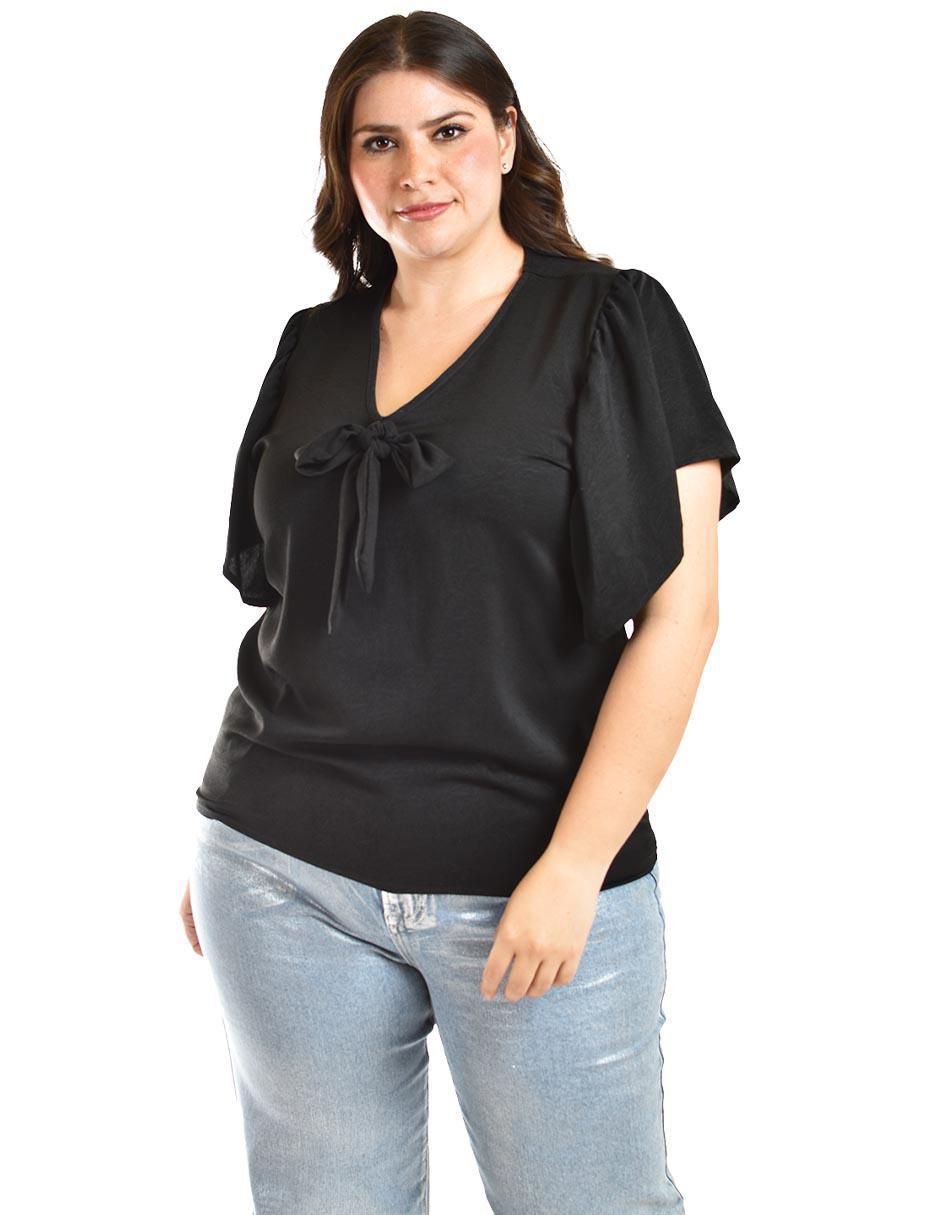 Blusa manga corta para mujer 8