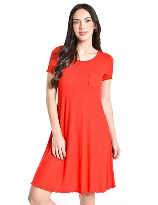 Vestido arriba rodilla casual para mujer Vestido arriba rodilla casual para mujer