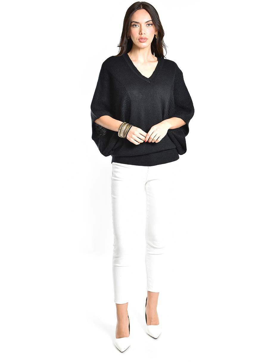 Suéter cuello V para mujer 5