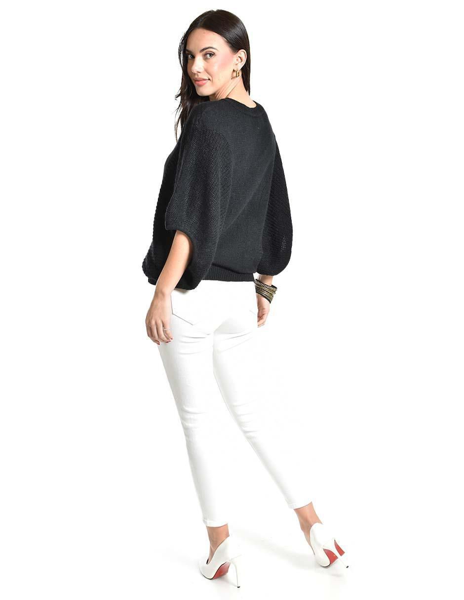 Suéter cuello V para mujer 3