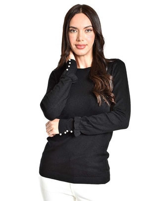Suéter cuello redondo para mujer Suéter cuello redondo para mujer