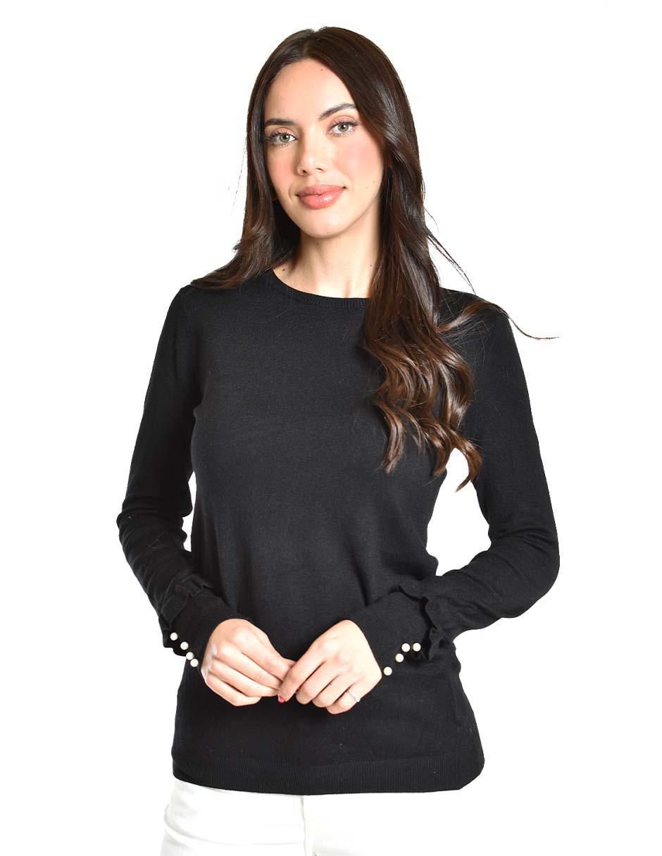 Suéter cuello redondo para mujer 6