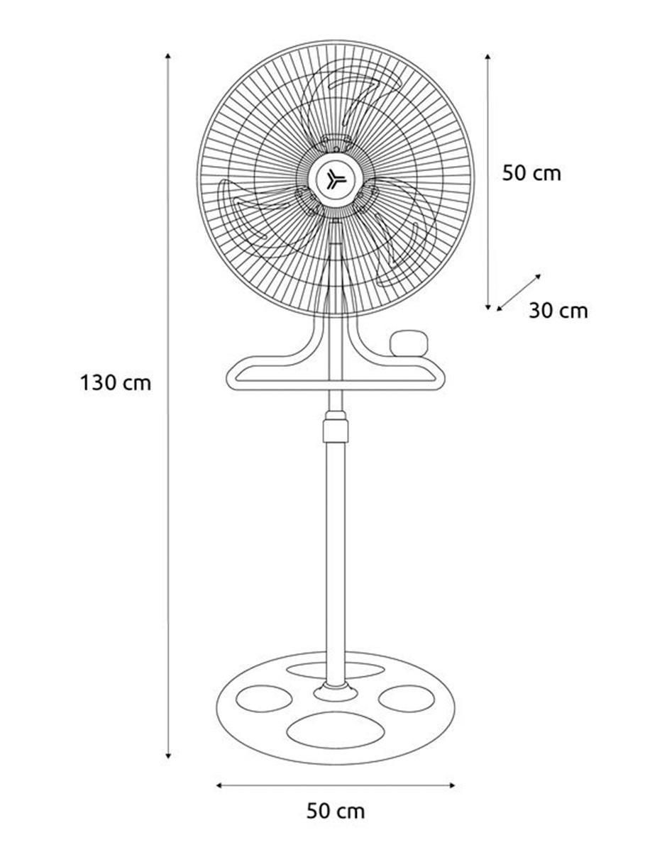 VENTILADOR X3 VENTILADOR 3 EN 1, NEGROF
