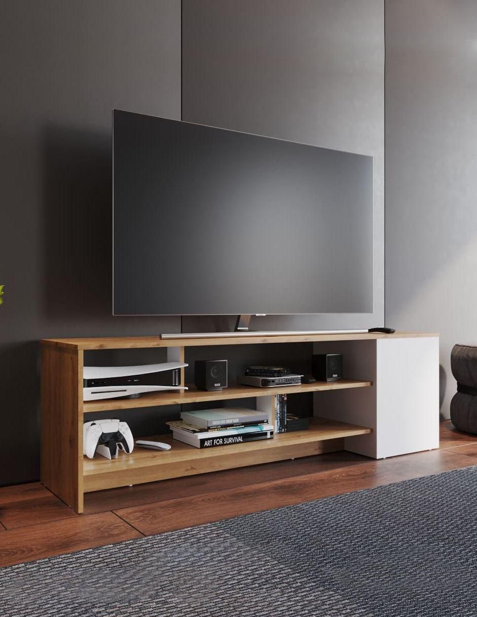 Mueble de TV armable de MDP