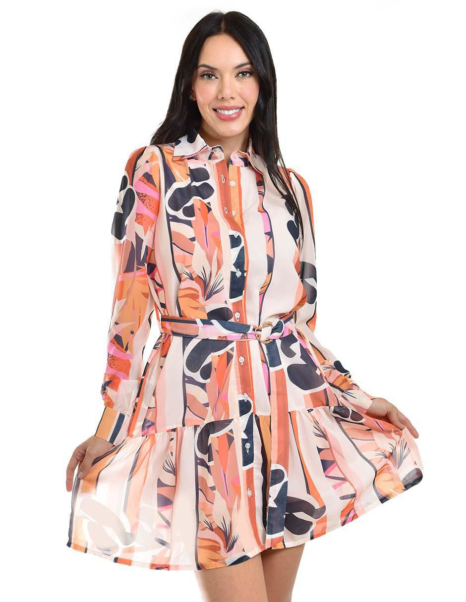 Vestido corto casual para mujer