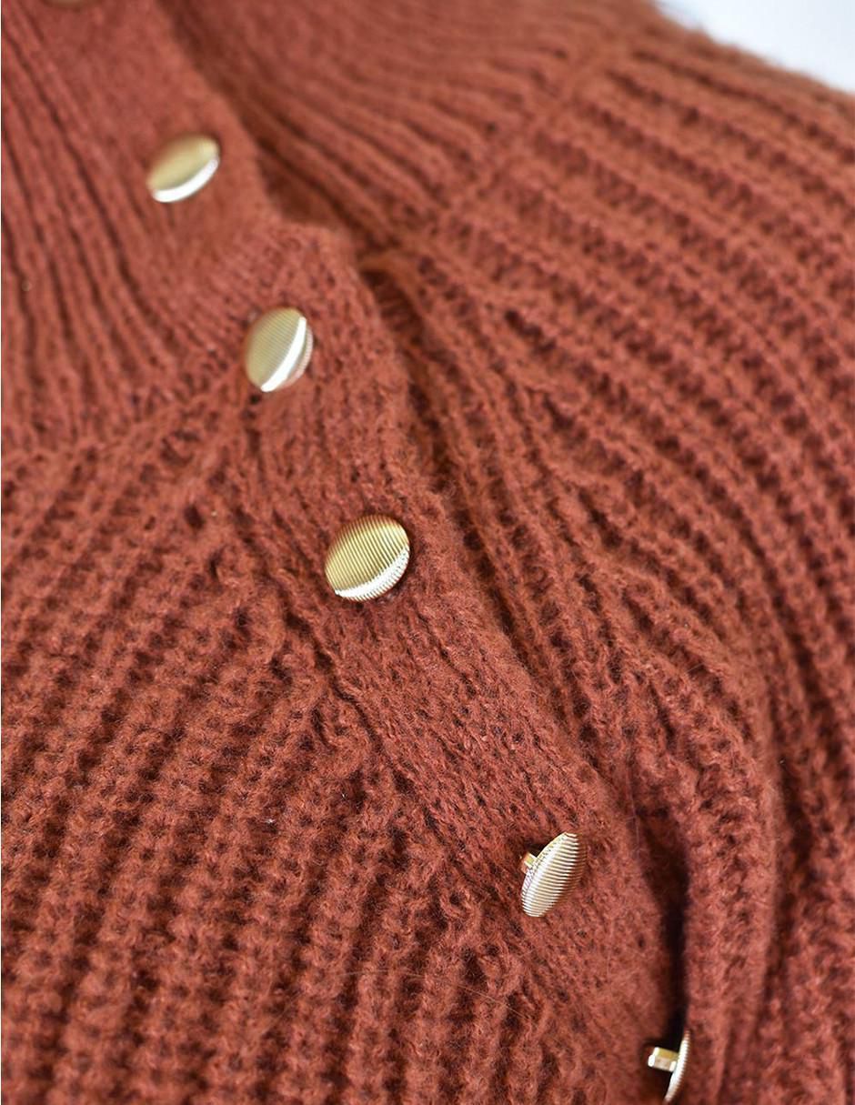 Suéter Roman Fashion cuello alto para mujer
