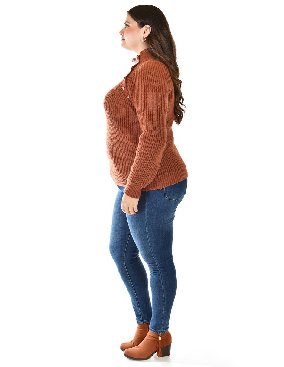 Suéter Roman Fashion cuello alto para mujer