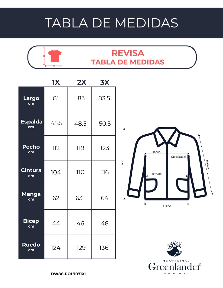 Chamarra greenlander impermeable para mujer