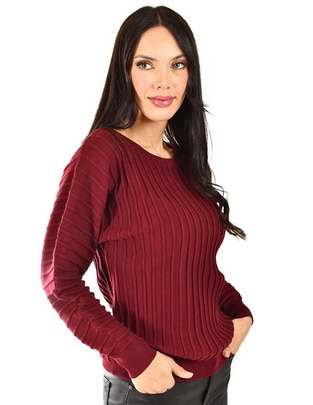 Suéter cuello redondo para mujer Suéter cuello redondo para mujer
