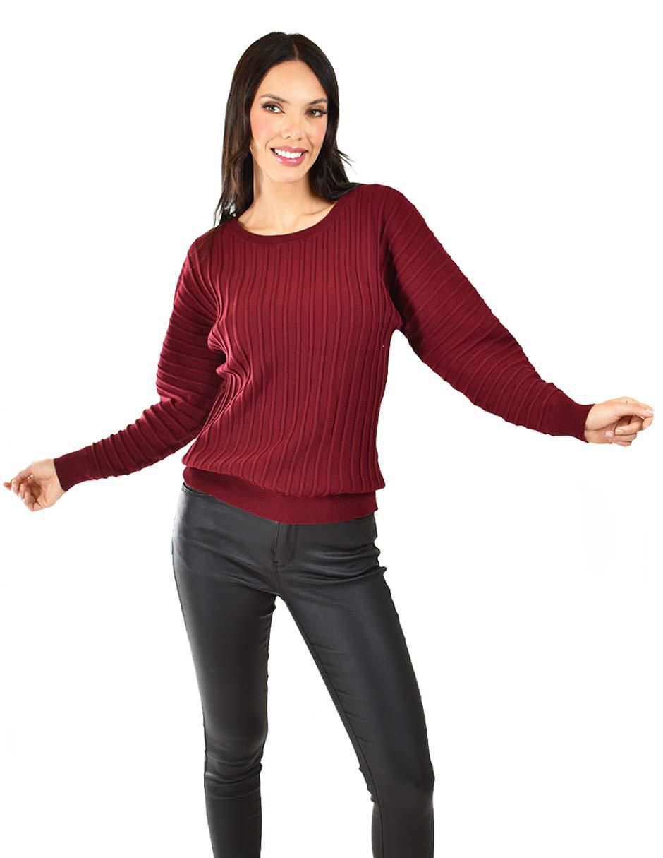 Suéter cuello redondo para mujer 3