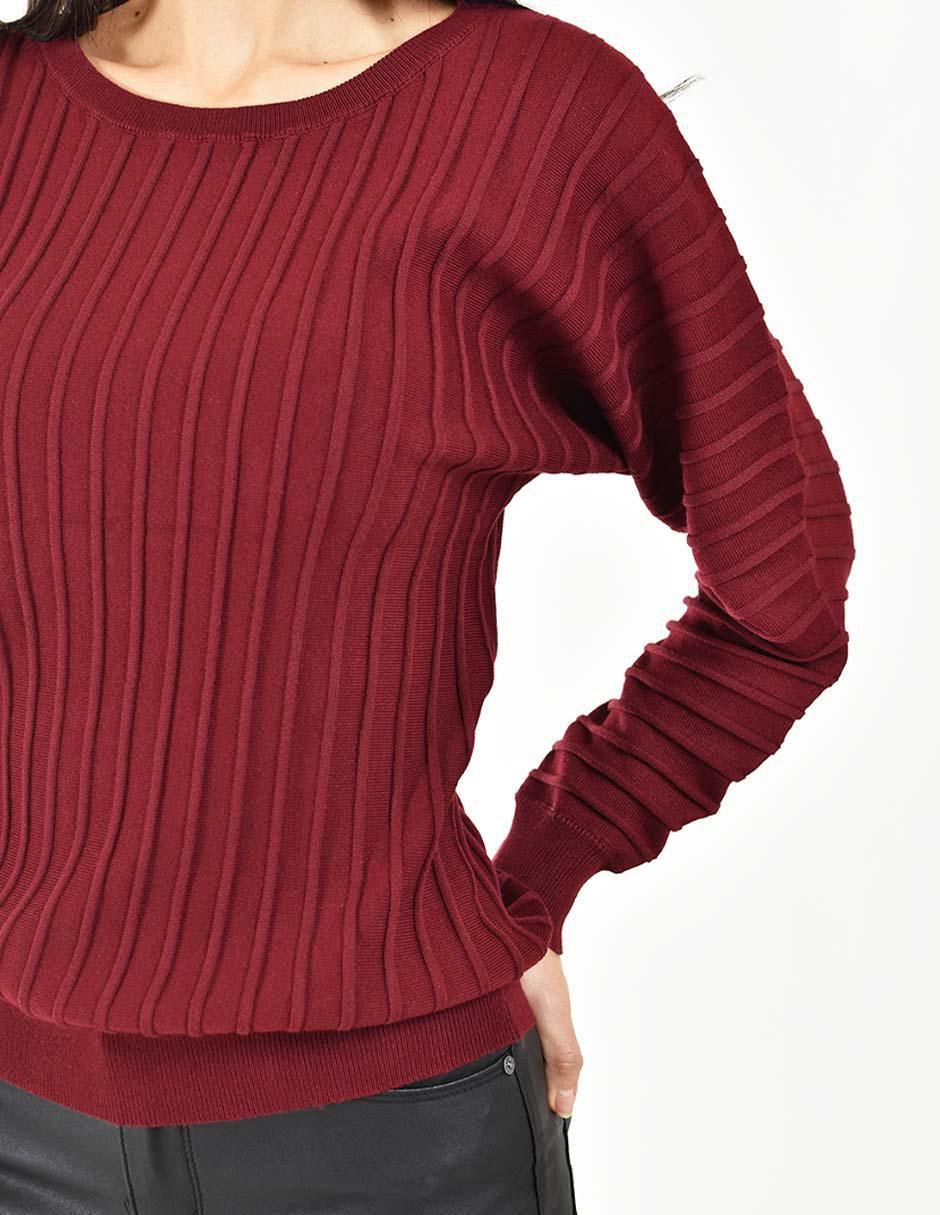 Suéter cuello redondo para mujer 6