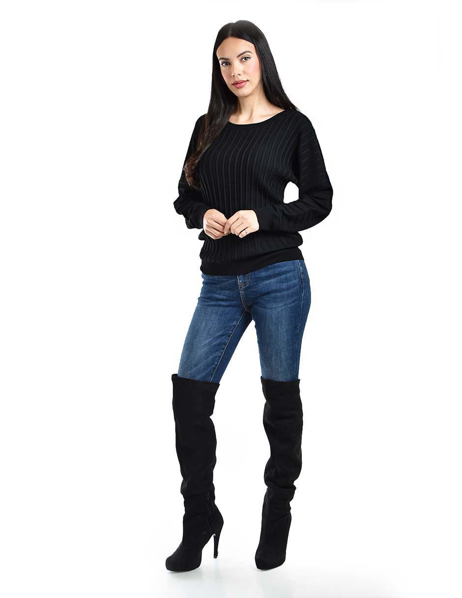 Suéter cuello redondo para mujer 3