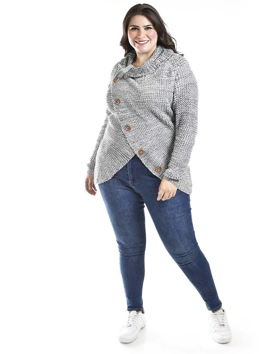 Suéter Roman Fashion cuello redondo para mujer