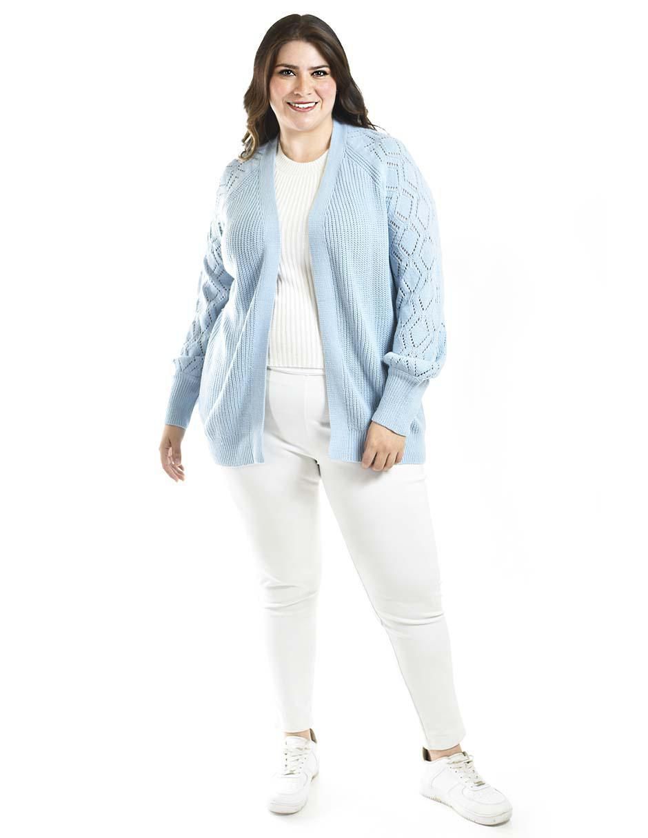 Suéter Roman Fashion cuello abierto para mujer