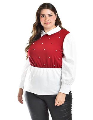 Blusa manga larga para mujer 1