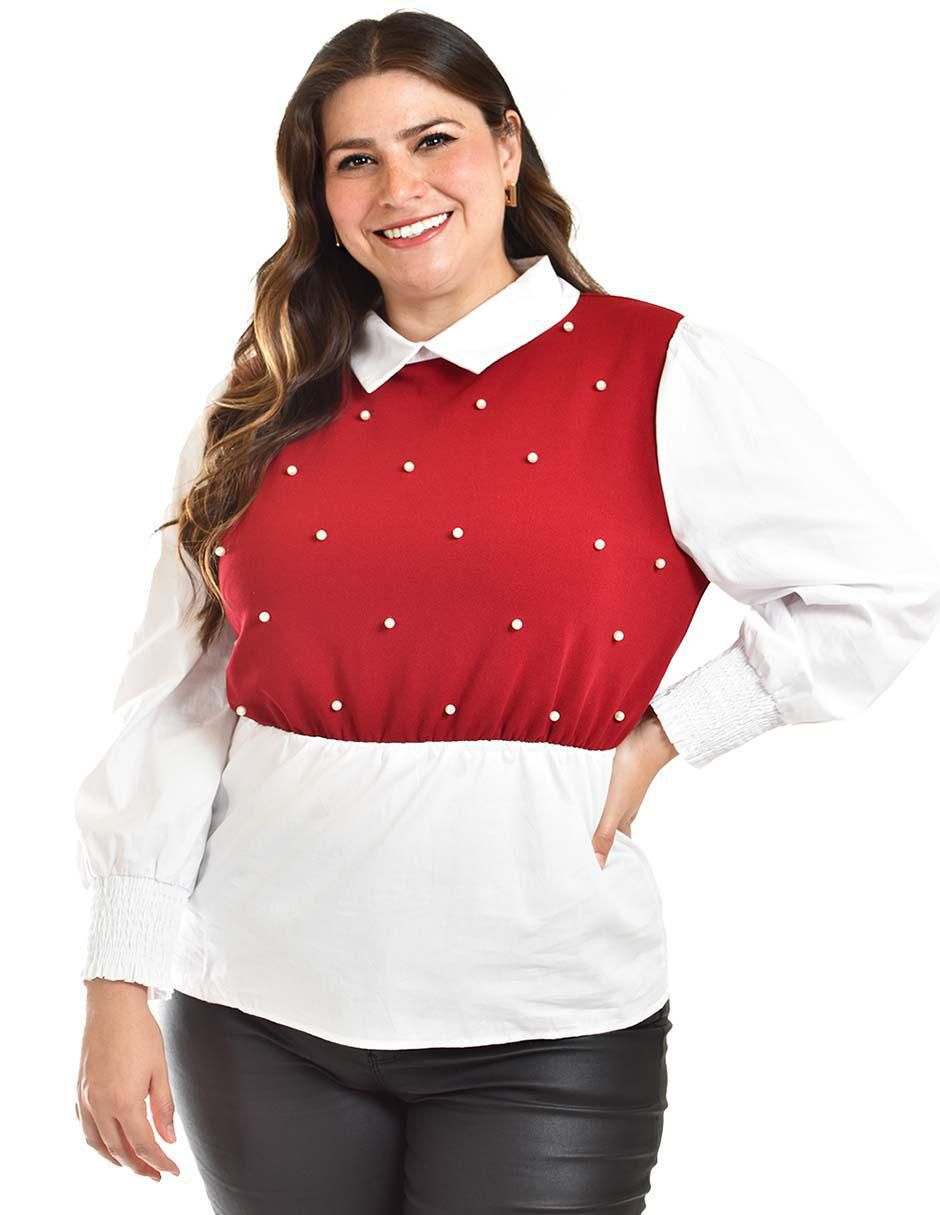 Blusa manga larga para mujer 13