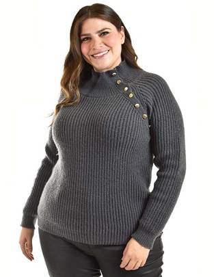 Suéter cuello alto para mujer Suéter cuello alto para mujer