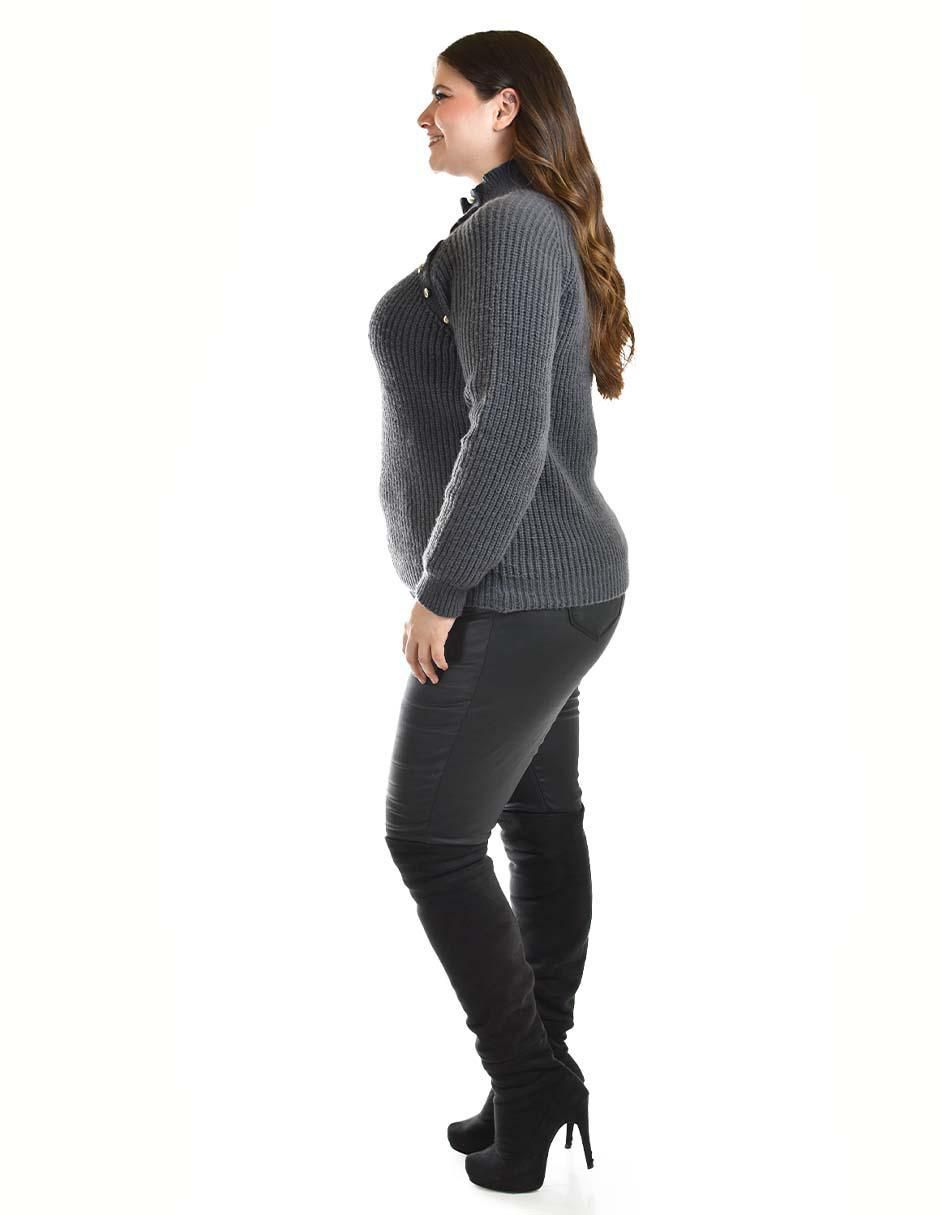 Suéter Roman Fashion cuello alto para mujer