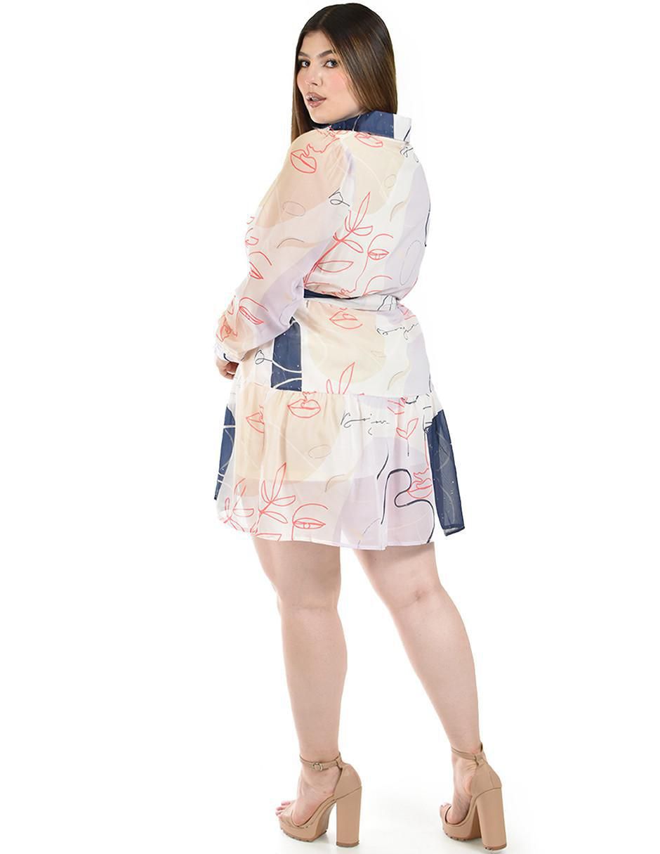 Vestido corto casual para mujer