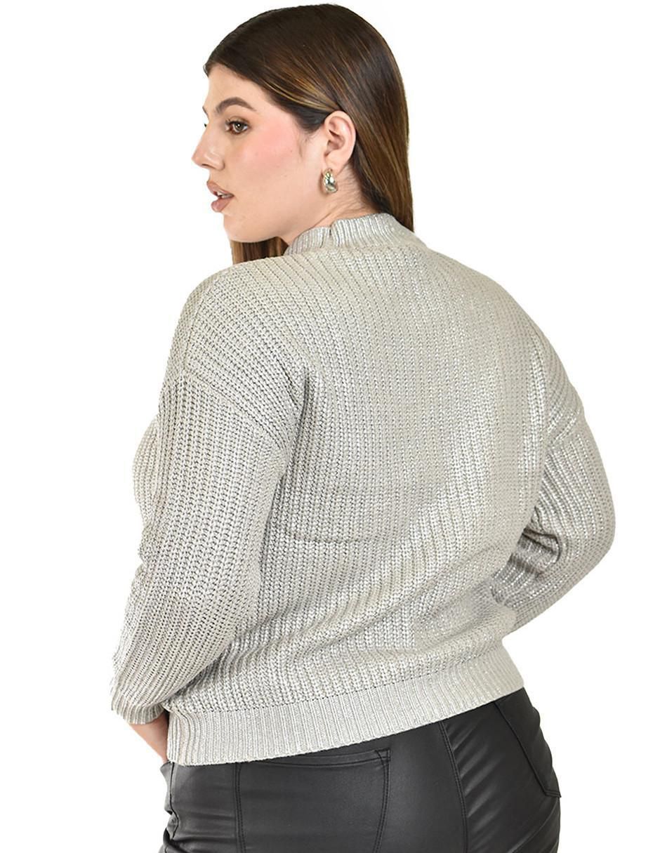Suéter Roman Fashion cuello redondo para mujer