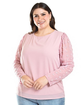 Blusa manga larga para mujer 1