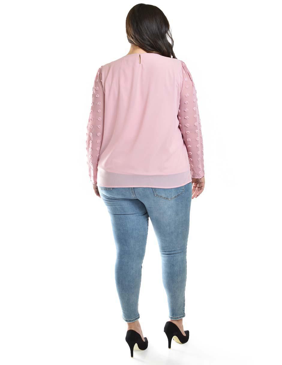 Blusa manga larga para mujer 8