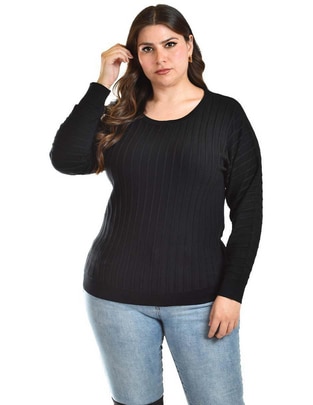 Suéter cuello redondo para mujer Suéter cuello redondo para mujer