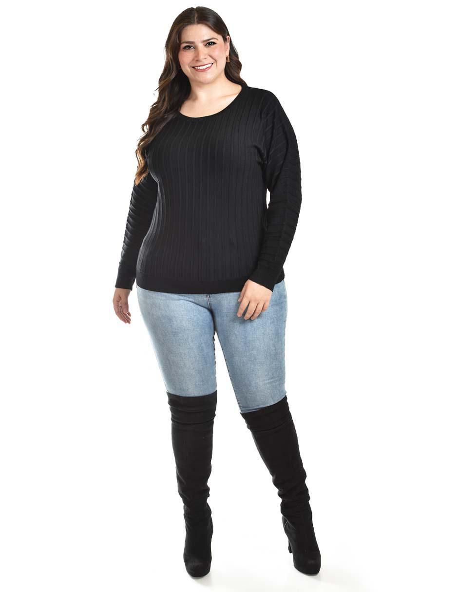 Suéter Roman Fashion cuello redondo para mujer