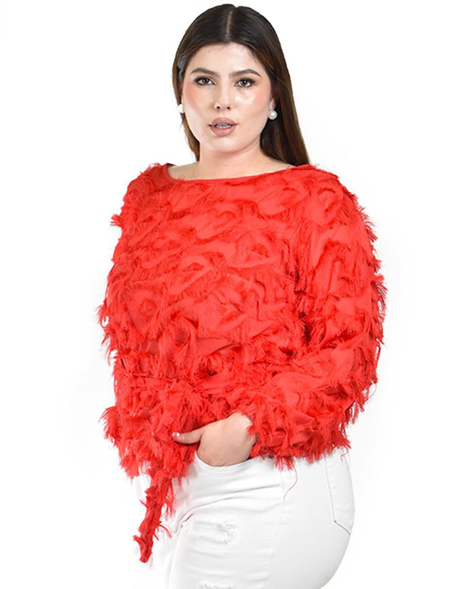 Blusa manga larga para mujer 7