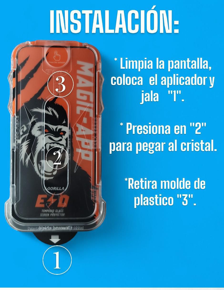 Mica celular Teknet iPhone de cristal templado