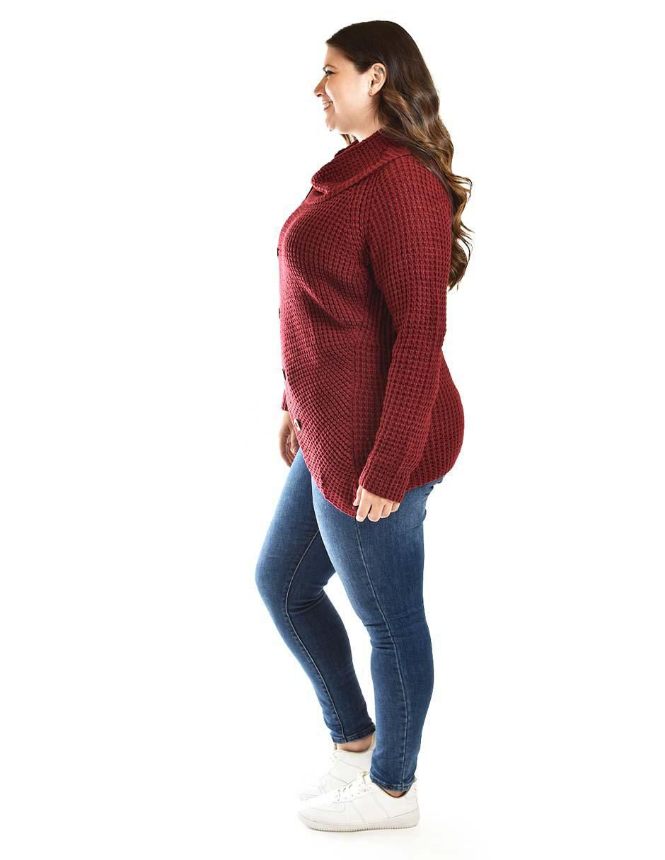 Suéter cuello redondo para mujer