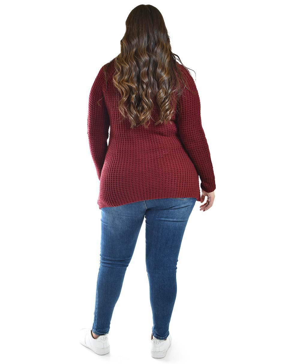 Suéter cuello redondo para mujer